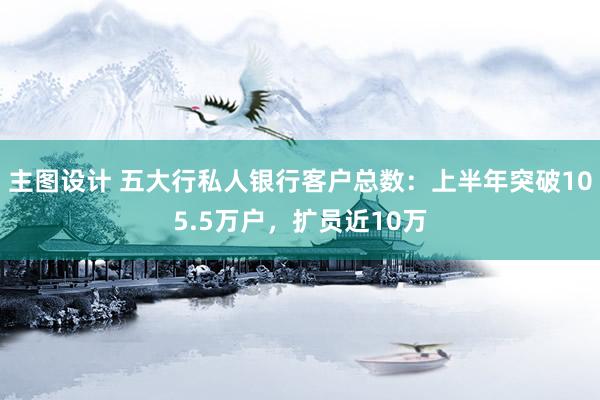 主图设计 五大行私人银行客户总数：上半年突破105.5万户，扩员近10万